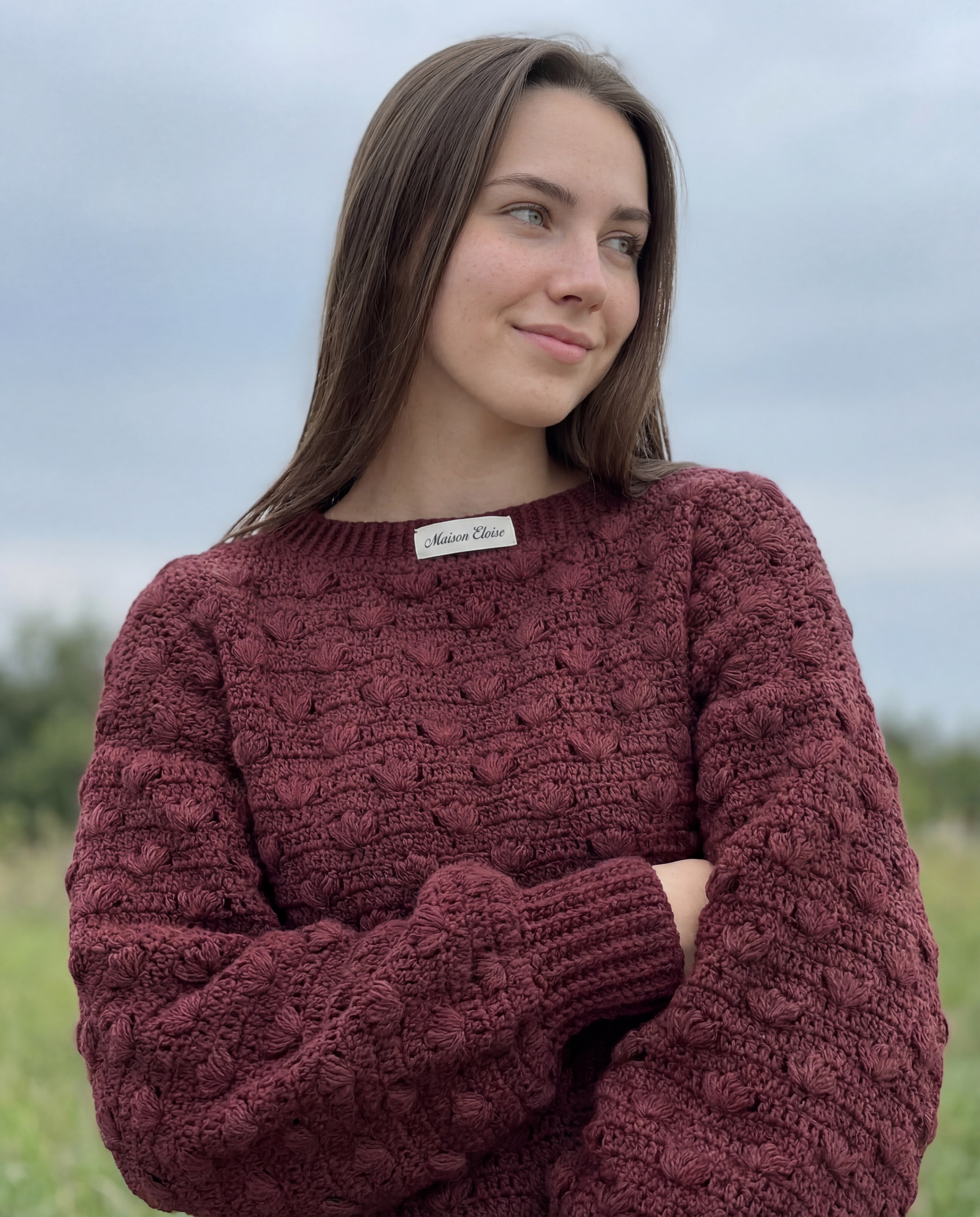 Puff Dream Sweater – Cozy Haakpatroon (PDF) | Rust. Trots. Zelfgemaakt. ✨